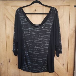 Daytrip 3/4 sleeve studded top